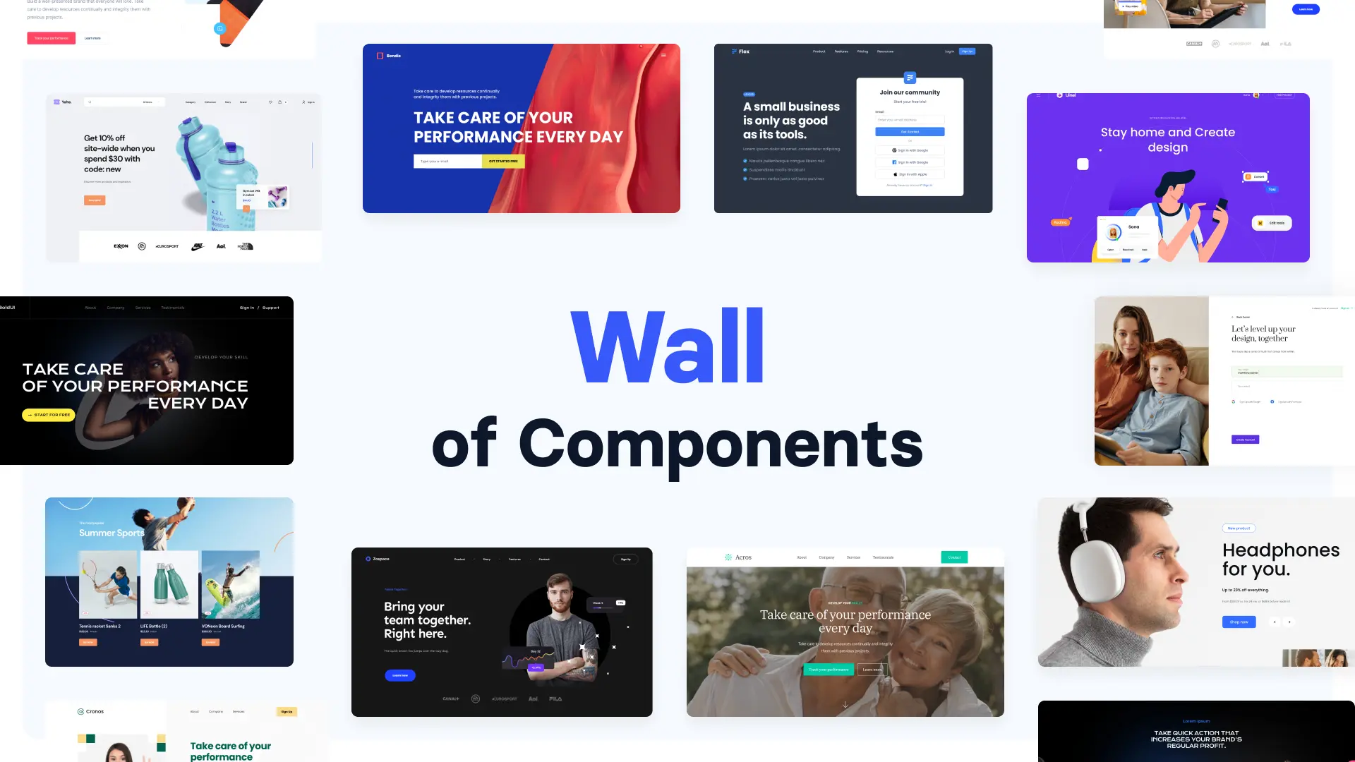 Componentes Ui Design Inspirations for Web UI